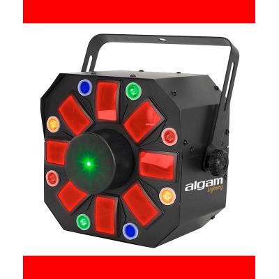 Proyector Led Laser combo 3 en 1 - derby, estroboscópio y láser