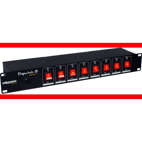 Regleta con interruptor Dispatch de 8...