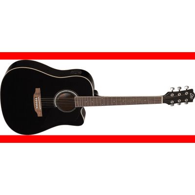 GUITARRA ACÚSTICA DREADNOUGHT RANGER 6 A/E CUTAWAY - Negra