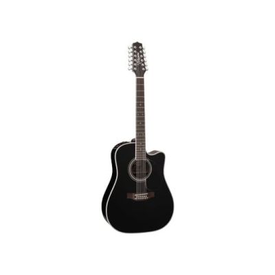 GUITARRA TAKAMINE Dreadnought Cutaway Electro Black 12 St.
