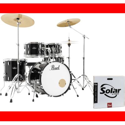KIT ROADSHOW 2016B/1007T/1208T/1414F + 1455S Herrajes, Sillín & 3 Platos Solar- Jet Black