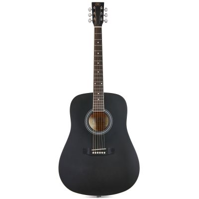 SX SD104 Guitarra Acústica Negra