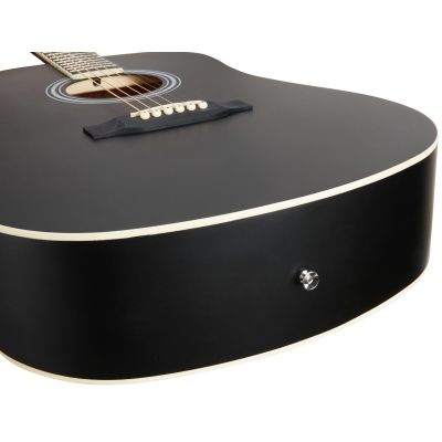 SX SD104 Guitarra Acústica Negra