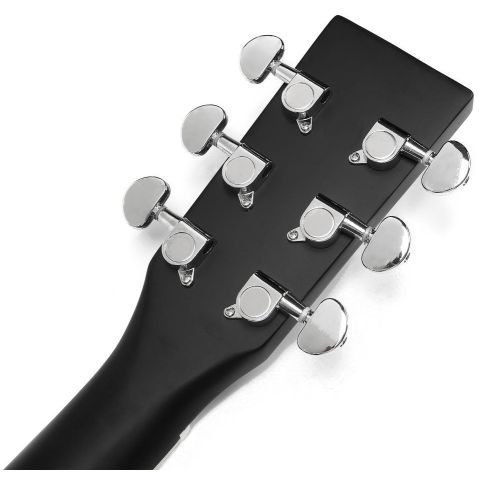 SX SD104 Guitarra Acústica Negra