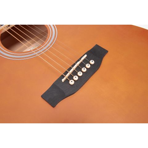 SX SD104BR Guitarra Acústica Marrón