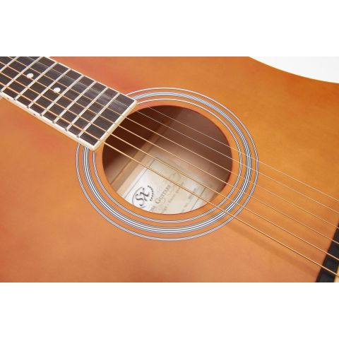 SX SD104BR Guitarra Acústica Marrón
