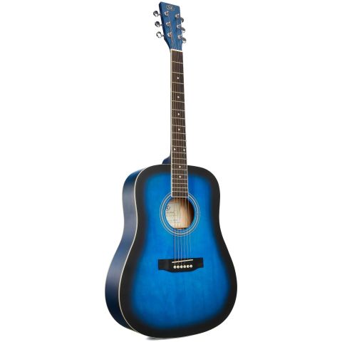 SX SD104 Guitarra Acústica Azul