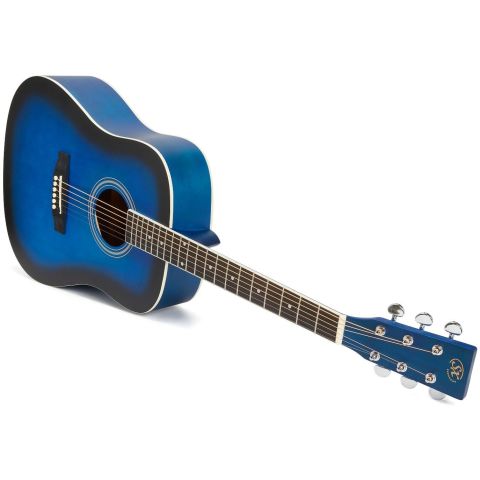 SX SD104 Guitarra Acústica Azul