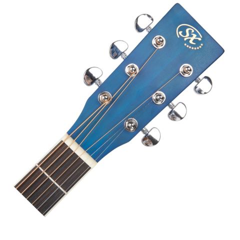 SX SD104 Guitarra Acústica Azul