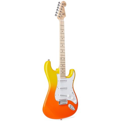 SX SEM1BF Guitarra Eléctrica Burning Fire