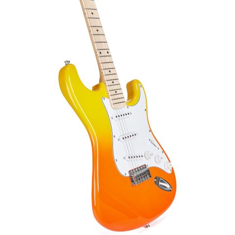 SX SEM1BF Guitarra Eléctrica Burning Fire