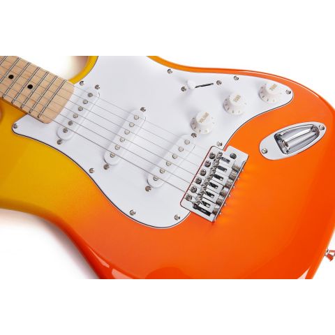 SX SEM1BF Guitarra Eléctrica Burning Fire