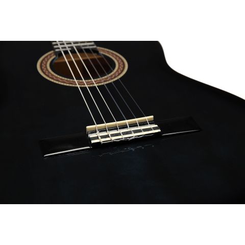 Valencia VC104 Guitarra Clásica Negra