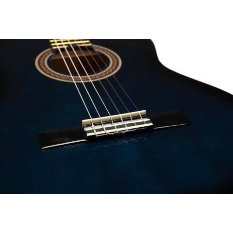 Valencia VC104 Guitarra Clásica Azul