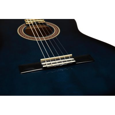 Valencia VC104 Guitarra Clásica Azul