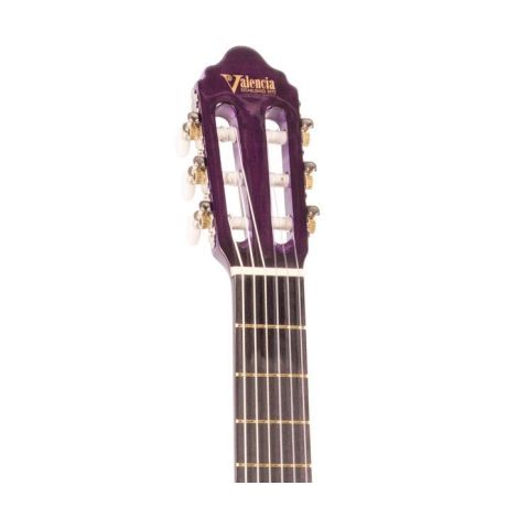 Valencia VC104 Guitarra Clásica Morada