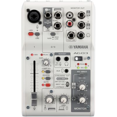 YAMAHA AG03 MKII WH USB 2