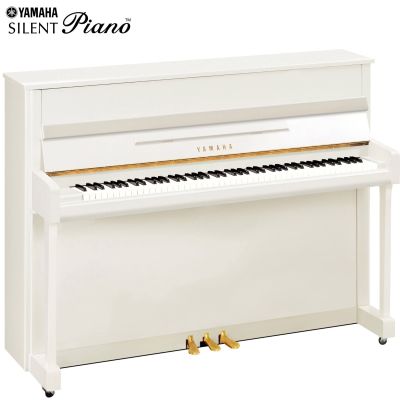Yamaha B2E Tradicional Silent SC3 Blanco Pulido