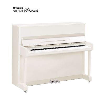 Yamaha P121 Silent SH3 Blanco Pulido Cromado