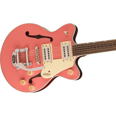 GRETSCH  G2655T Streamliner™ Center Block Jr. Double-Cut with Bigsby®, Laurel Fingerboard, Coral GRETSCH  G2655T Streamliner™ Center Block Jr. Double-Cut with Bigsby®, Laurel Fingerboard, Coral