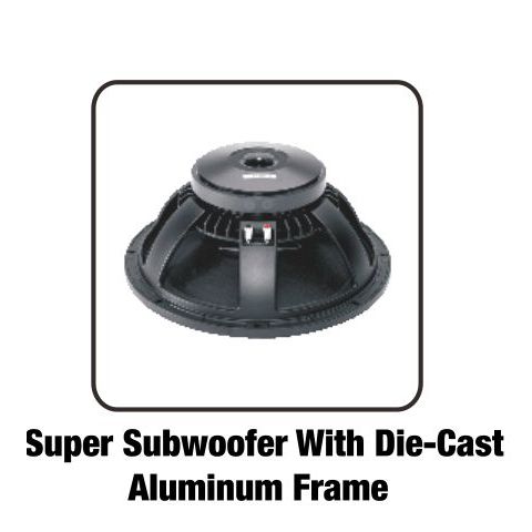 EK AUDIO SUBWOOFER PA ACTIVO 18" 2400W