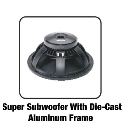 EK AUDIO SUBWOOFER PA ACTIVO 18" 2400W