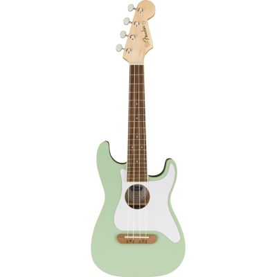 Fender Fullerton Strat® Uke, Walnut Fingerboard, White Pickguard, Surf Green