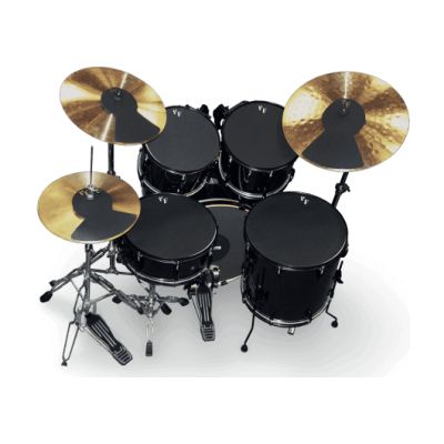 KIT APAGADOR ROCK 10?,12?,14?,16", 22", HI HAT & PLATO (2)