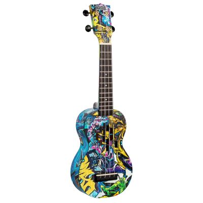 Mahalo MA1GR Ukelele Soprano Grafitti