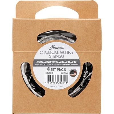 Ibanez PICLS6NT Pack 4 Cuerdas Guitarra Clásica