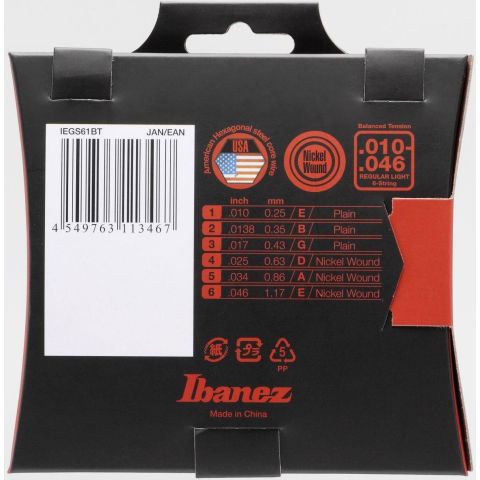 Ibanez IEGS61BT Regular Cuerdas...