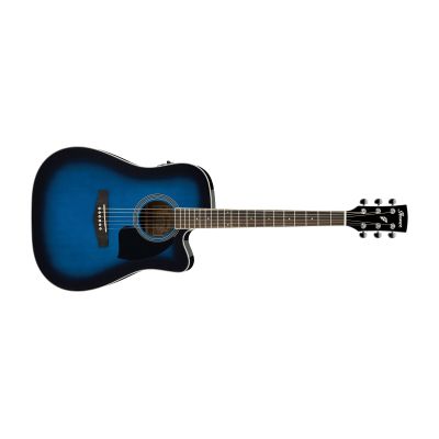 Ibanez PF15ECE Tbs Guitarra Electroacústica Trans Blu Sb
