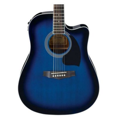 Ibanez PF15ECE Tbs Guitarra Electroacústica Trans Blu Sb 2