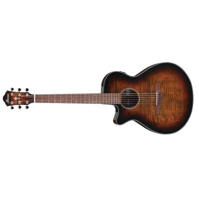 Ibanez AEG70L Guitarra Electroacústica Zurdos Tiger Burst High Gloss