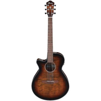 Ibanez AEG70L Guitarra Electroacústica Zurdos Tiger Burst High Gloss 2