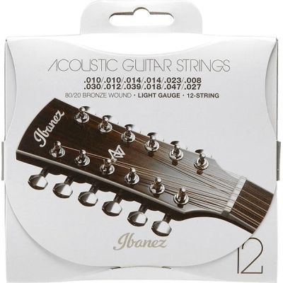 Ibanez IACS12C Bronze Juego 12 Cuerdas Guitarra Acústica