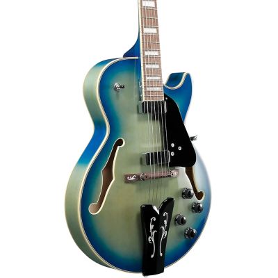 Ibanez GB10EM George Benson Guitarra Eléctrica Blue Burst 2