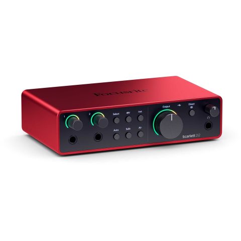 SCARLETT 2I2 4TH GEN INTERFAZ DE AUDIO