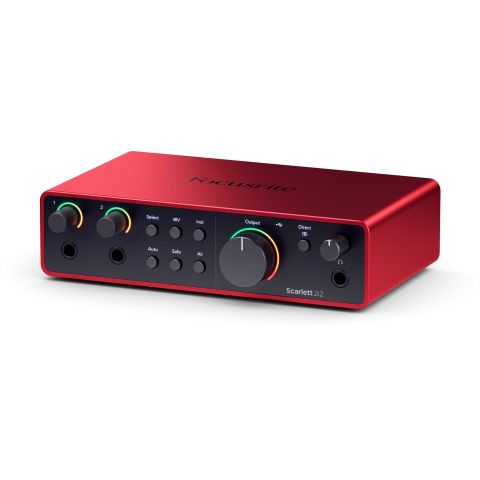 SCARLETT 2I2 4TH GEN INTERFAZ DE AUDIO