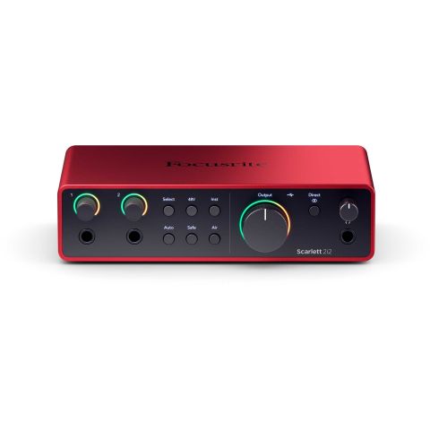 SCARLETT 2I2 STUDIO 4TH GEN INTERFAZ...