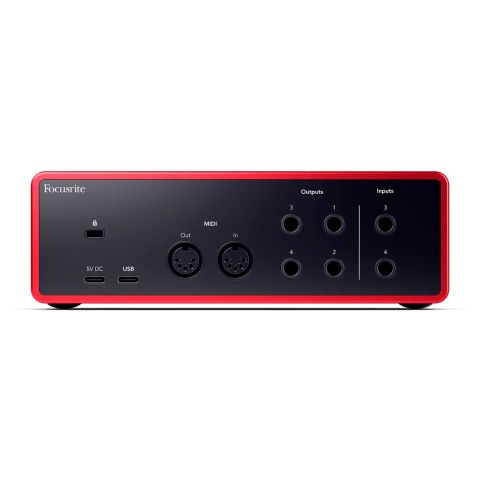 SCARLETT 4I4 4TH GEN INTERFAZ DE AUDIO