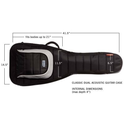 Mono M802GBLK Funda Para 2 Guitarras Eléctricas 2