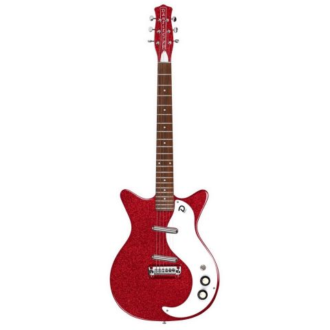 DANELECTRO 59M NOS+ RED METALFLAKE...