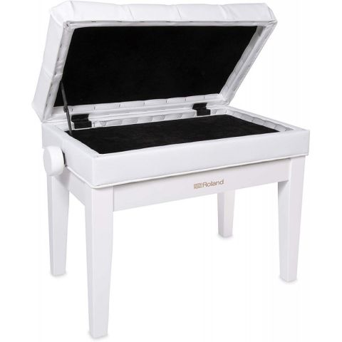 Roland RPB-500PWH Banqueta Piano Blanca Pulido