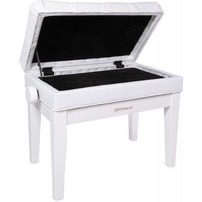 Roland RPB-500PWH Banqueta Piano Blanca Pulido