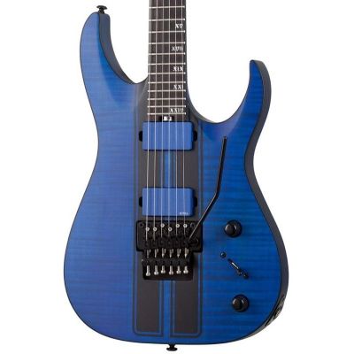 Schecter Banshee GTFR Satin Trans Blue Guitarra Eléctrica 2