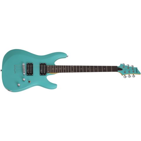 Schecter C6 Deluxe Satin Aqua...
