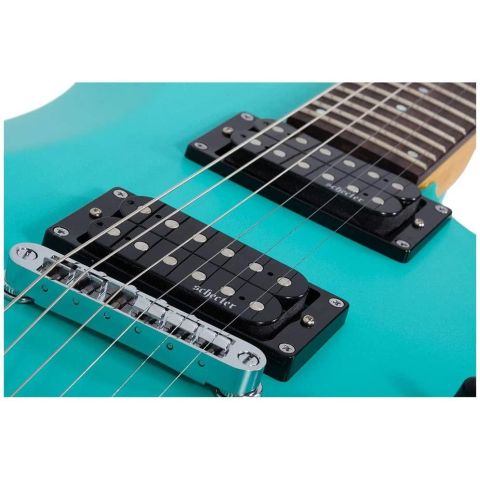 Schecter C6 Deluxe Satin Aqua...