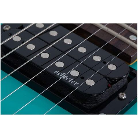 Schecter C6 Deluxe Satin Aqua...