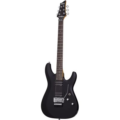 Schecter C6 Deluxe Satin Black Guitarra Eléctrica 2